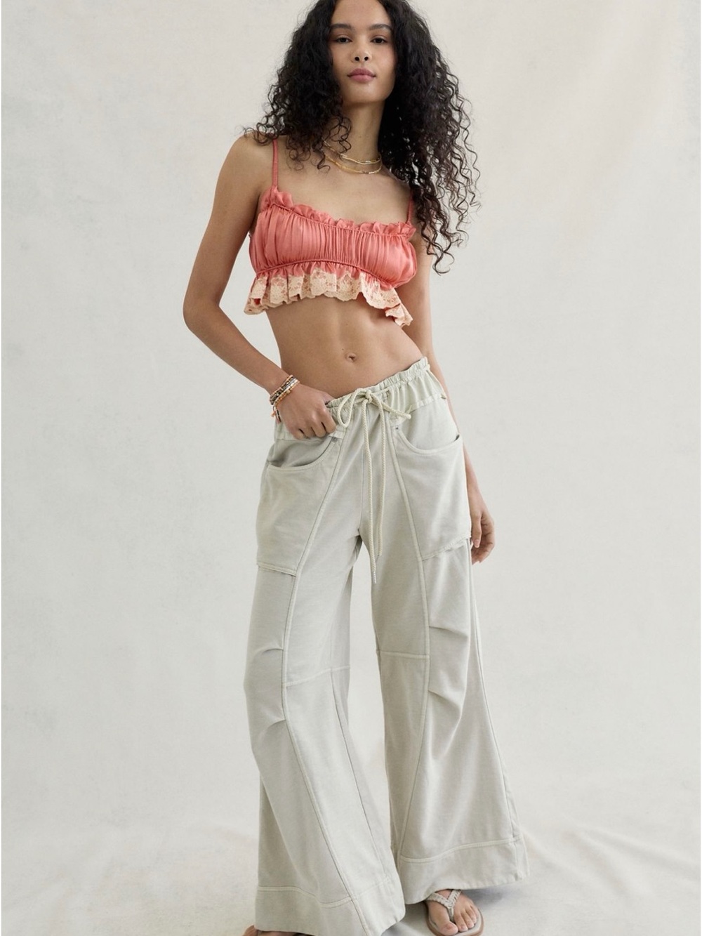 NWT We The Free Sky Riser Wide Leg Pants
